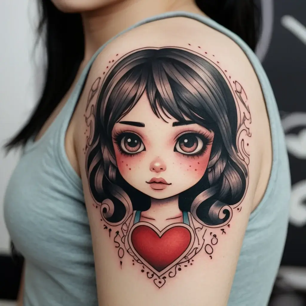 Women Shoulder tattoo (67)