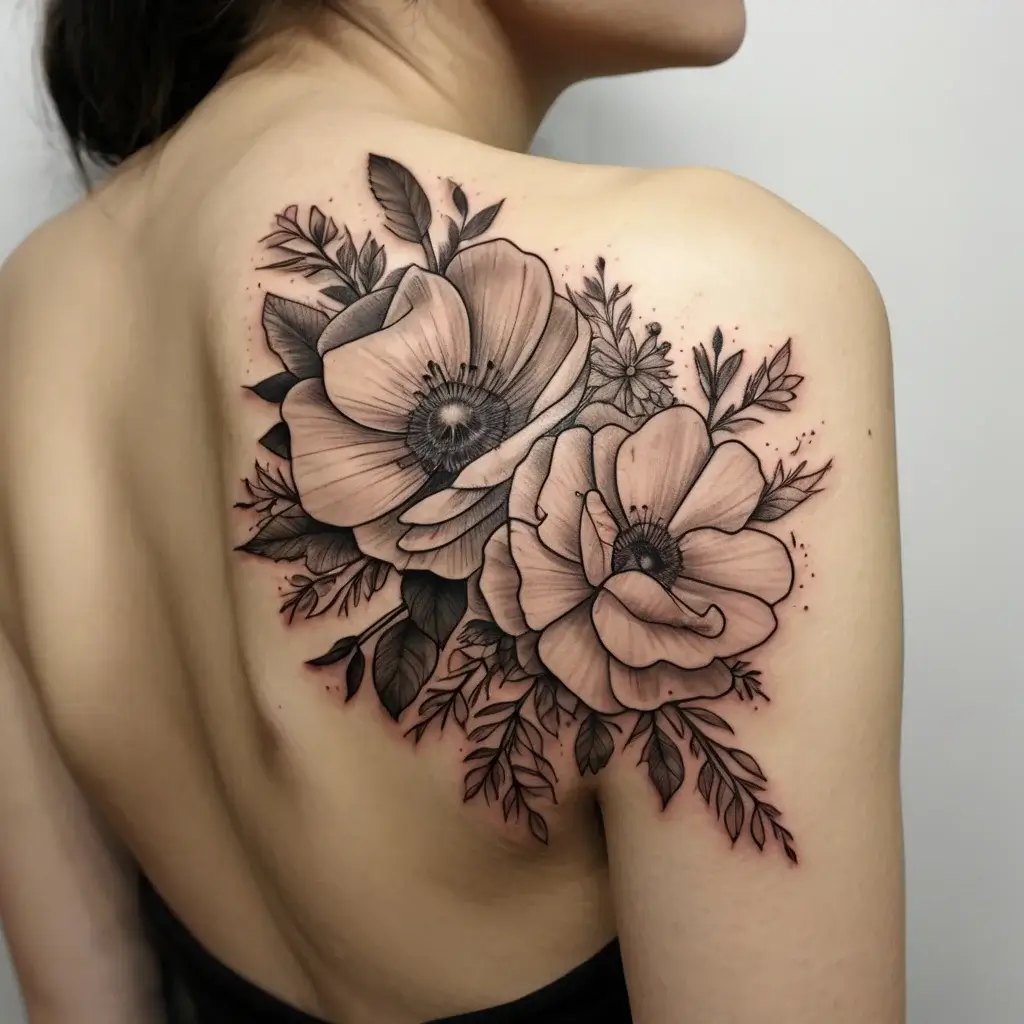 Women Shoulder tattoo (70)