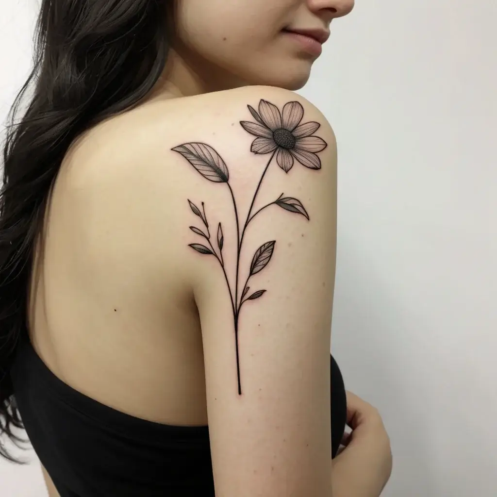 Women Shoulder tattoo (74)