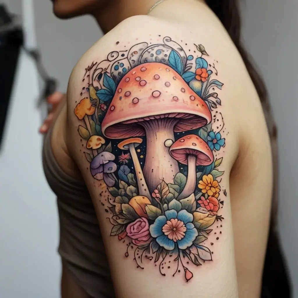 Women Shoulder tattoo (76)