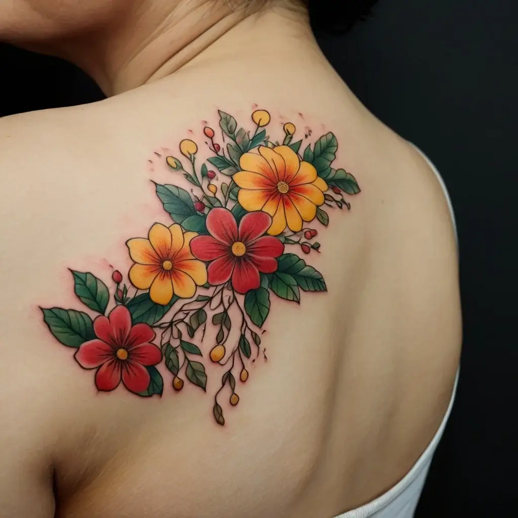 Women Shoulder tattoo (77)