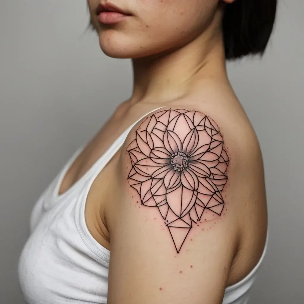 Women Shoulder tattoo (83)