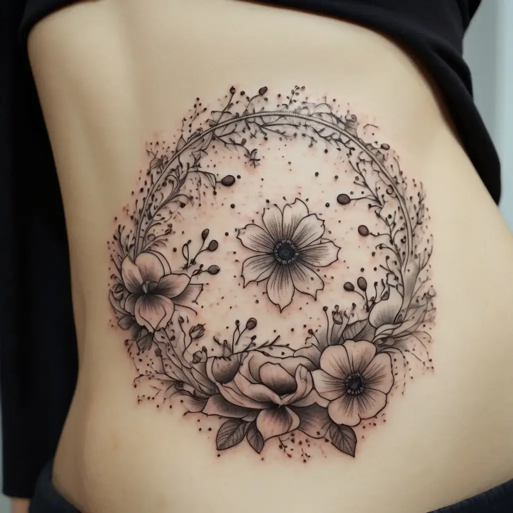 baby's breath tattoo (61)