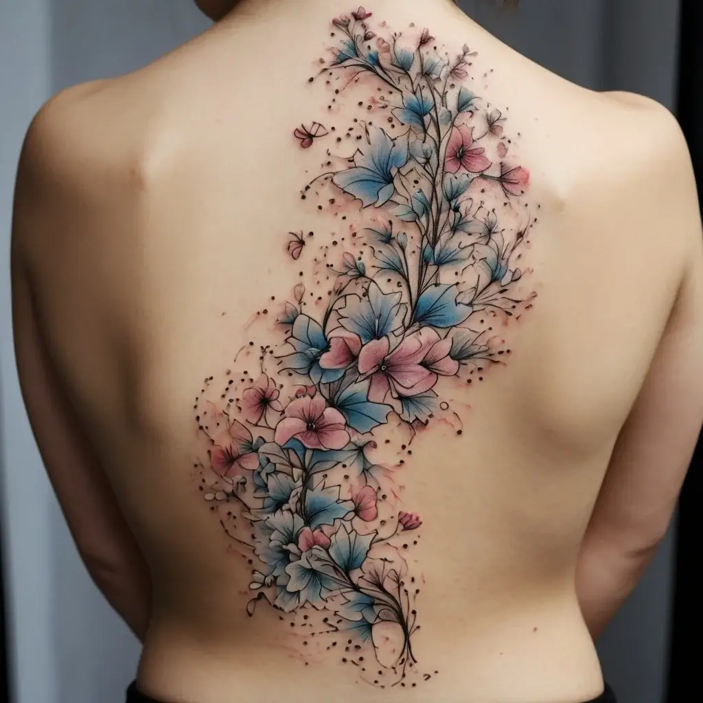 baby's breath tattoo (63)