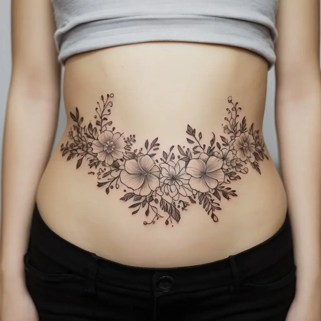 baby's breath tattoo (64)