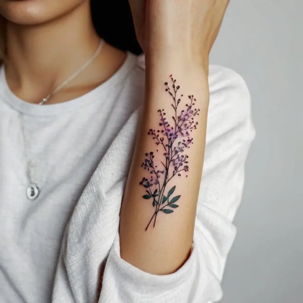 baby's breath tattoo (84)