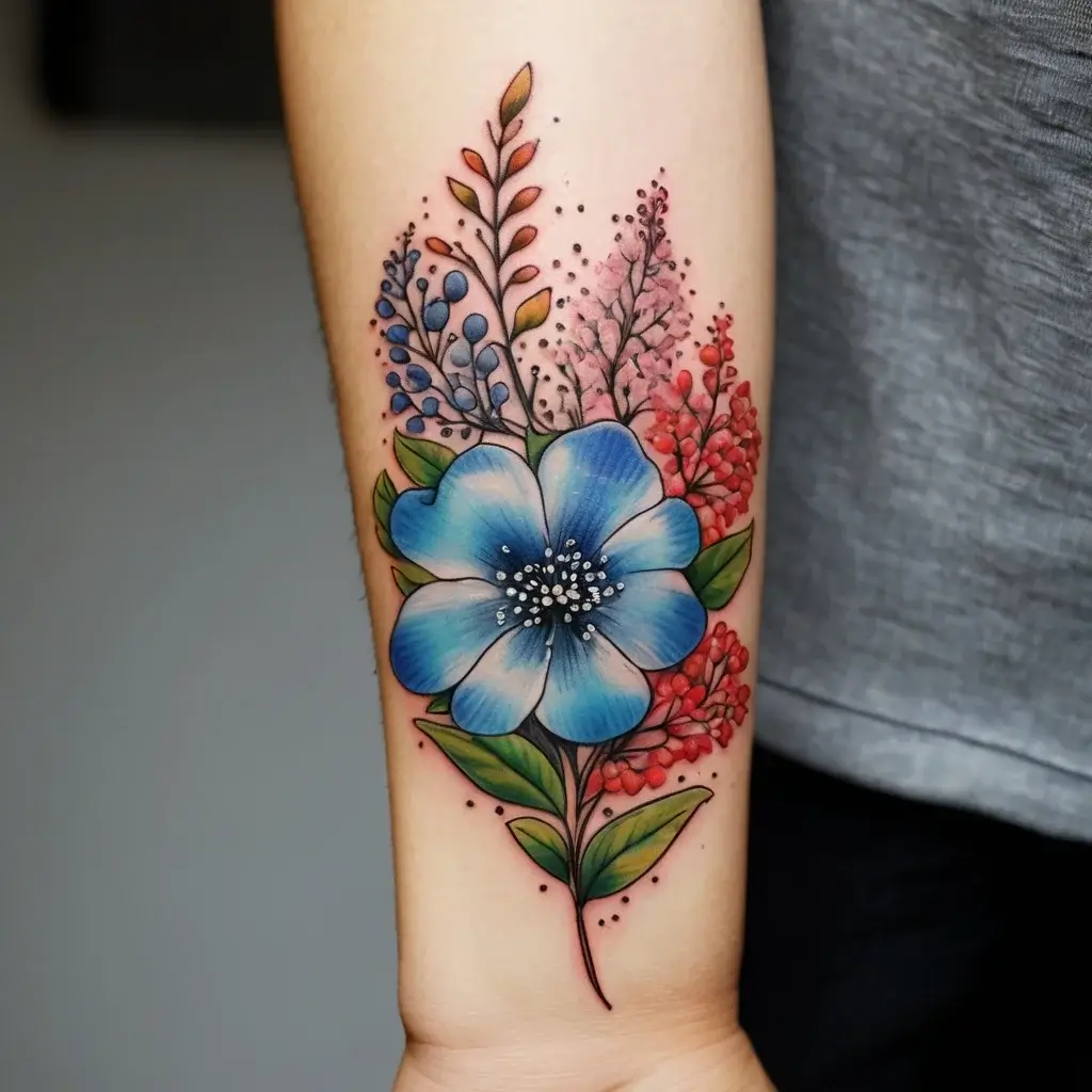 baby's breath tattoo (91)