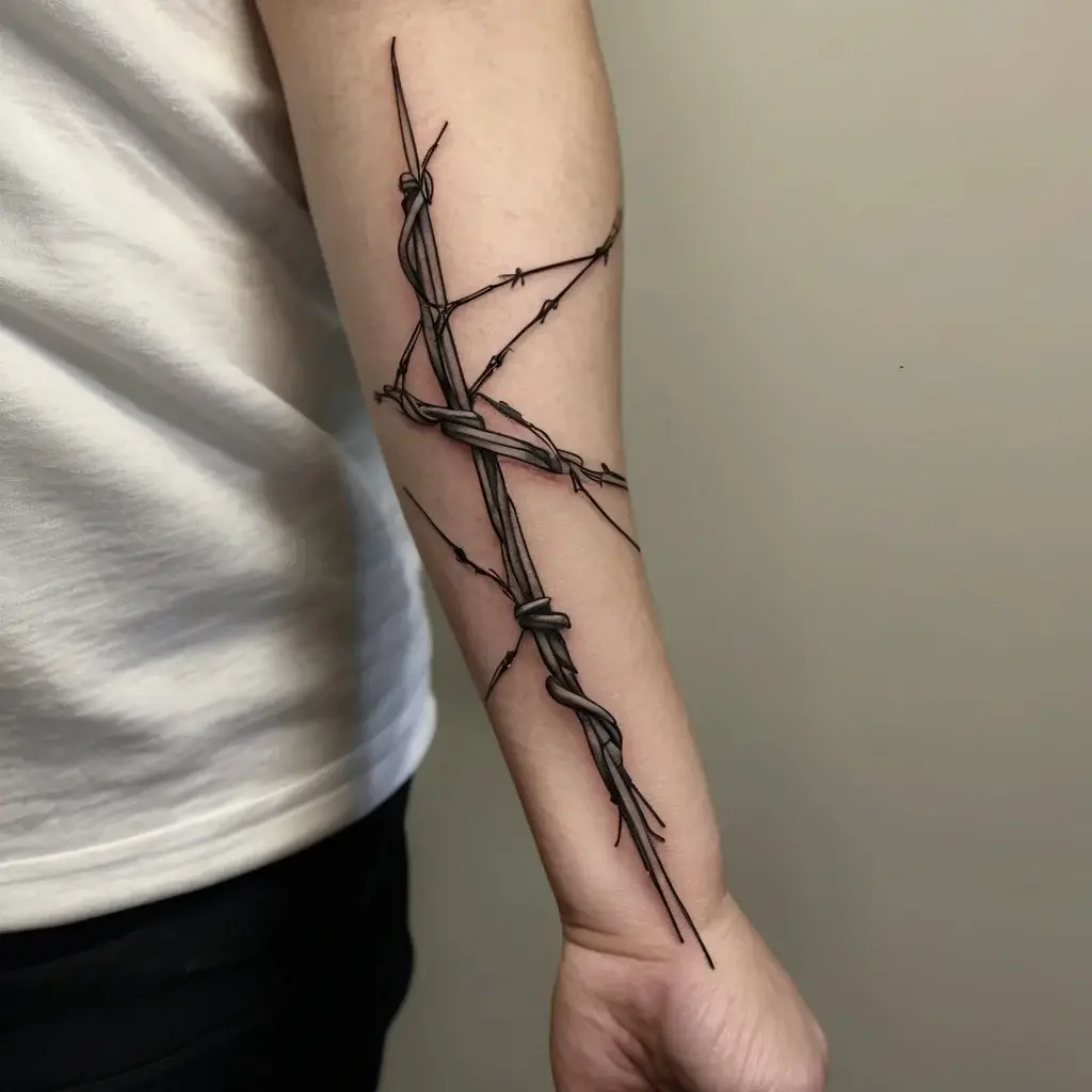 barbed wire tattoo (1)