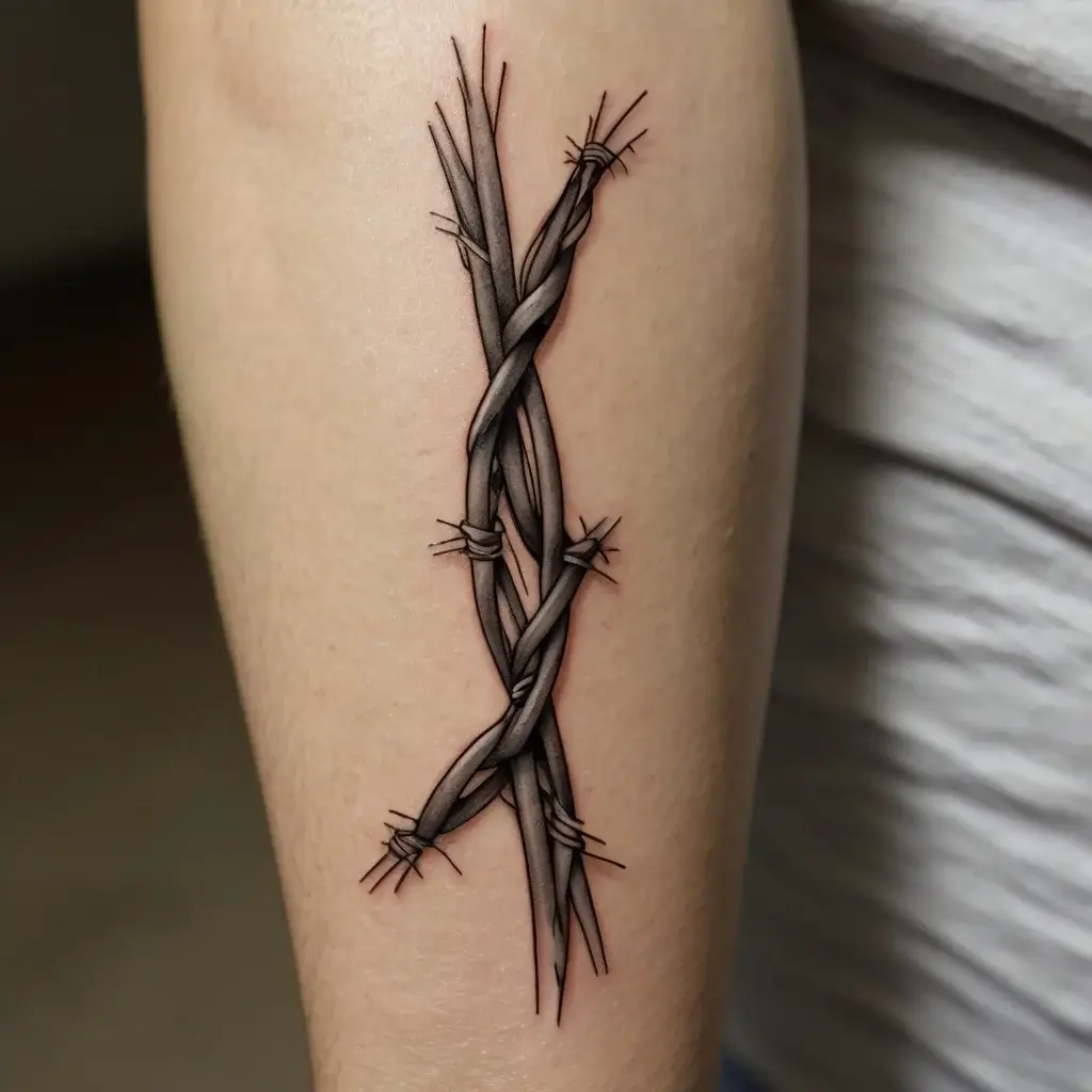 barbed wire tattoo (2)