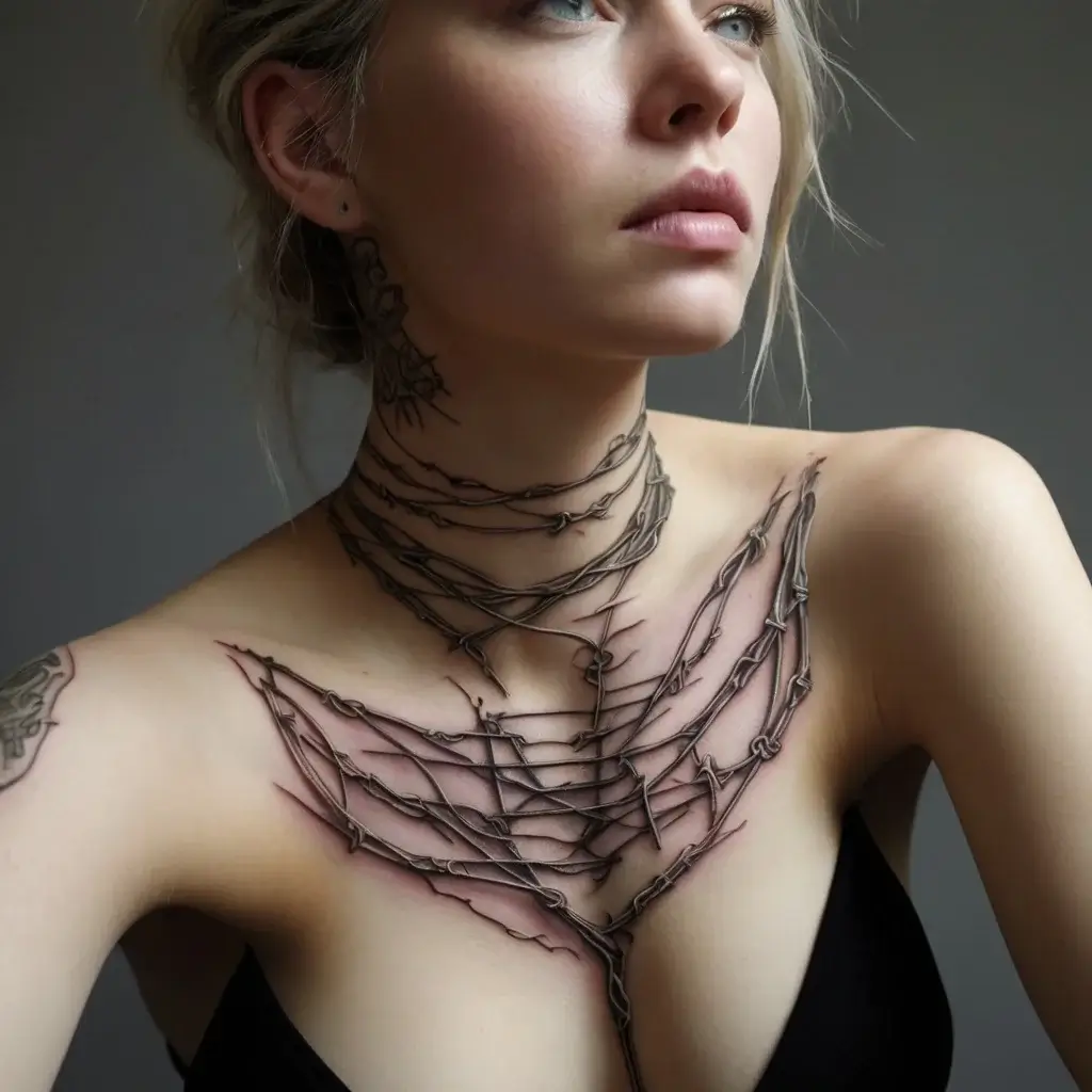 barbed wire tattoo (21)