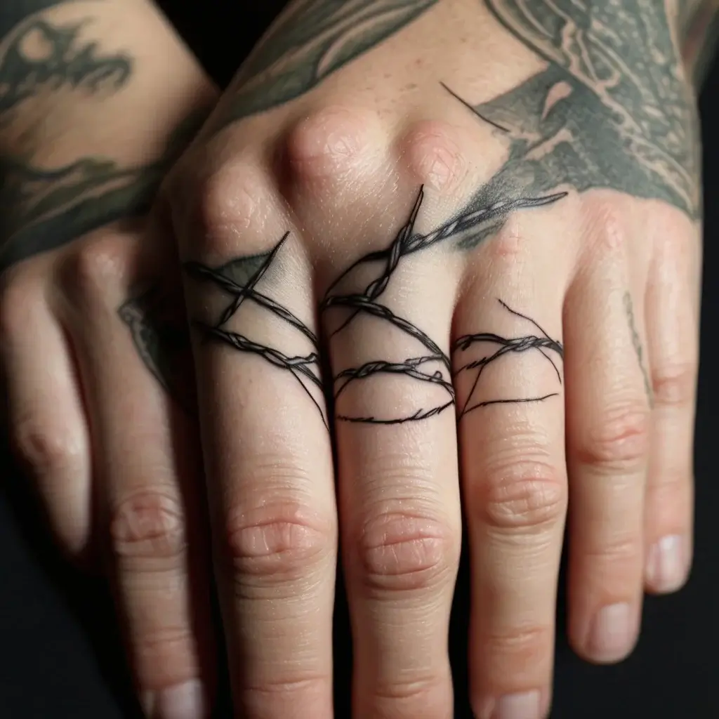 barbed wire tattoo (25)