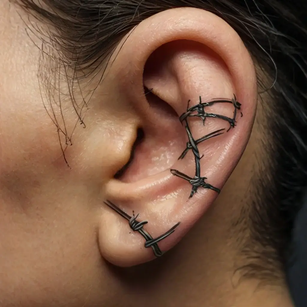 barbed wire tattoo (26)