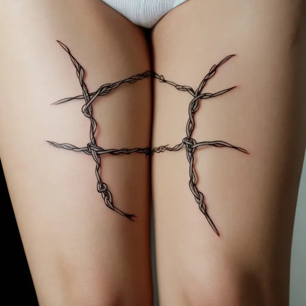 barbed wire tattoo (29)