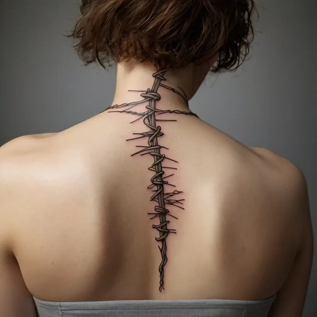 barbed wire tattoo (3)