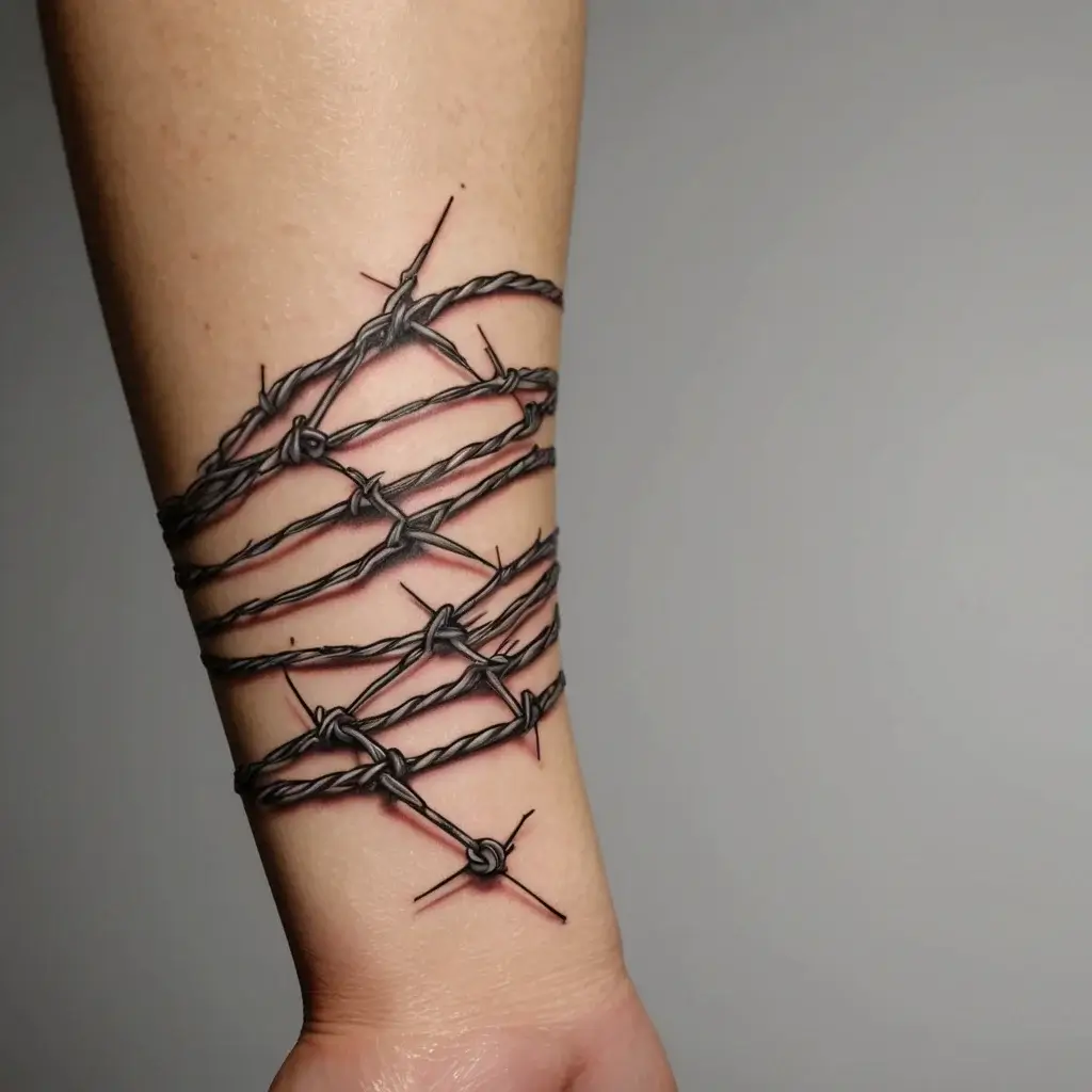 barbed wire tattoo (33)