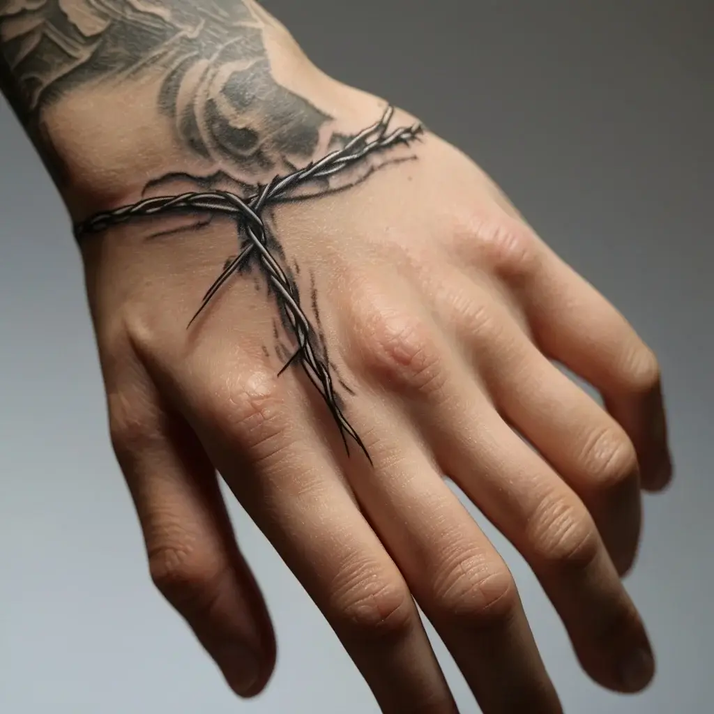 barbed wire tattoo (36)