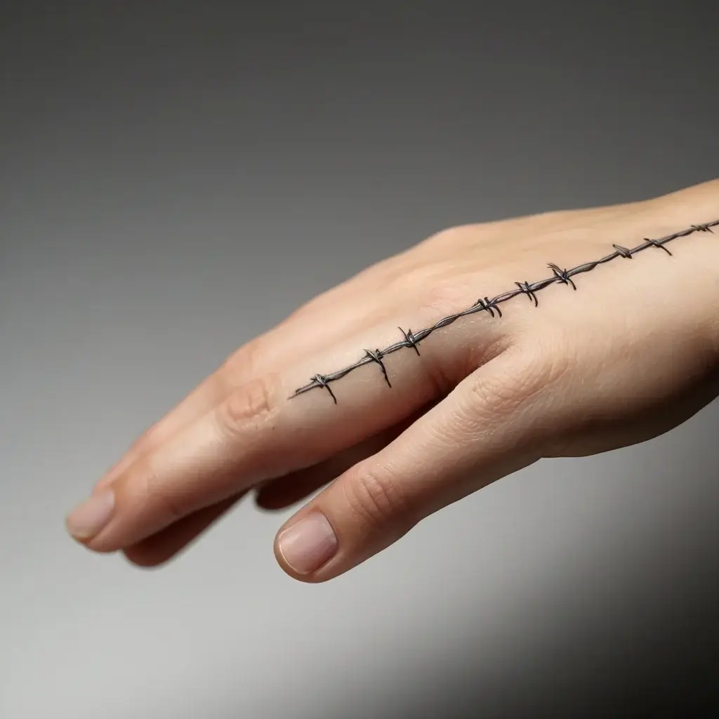 barbed wire tattoo (37)