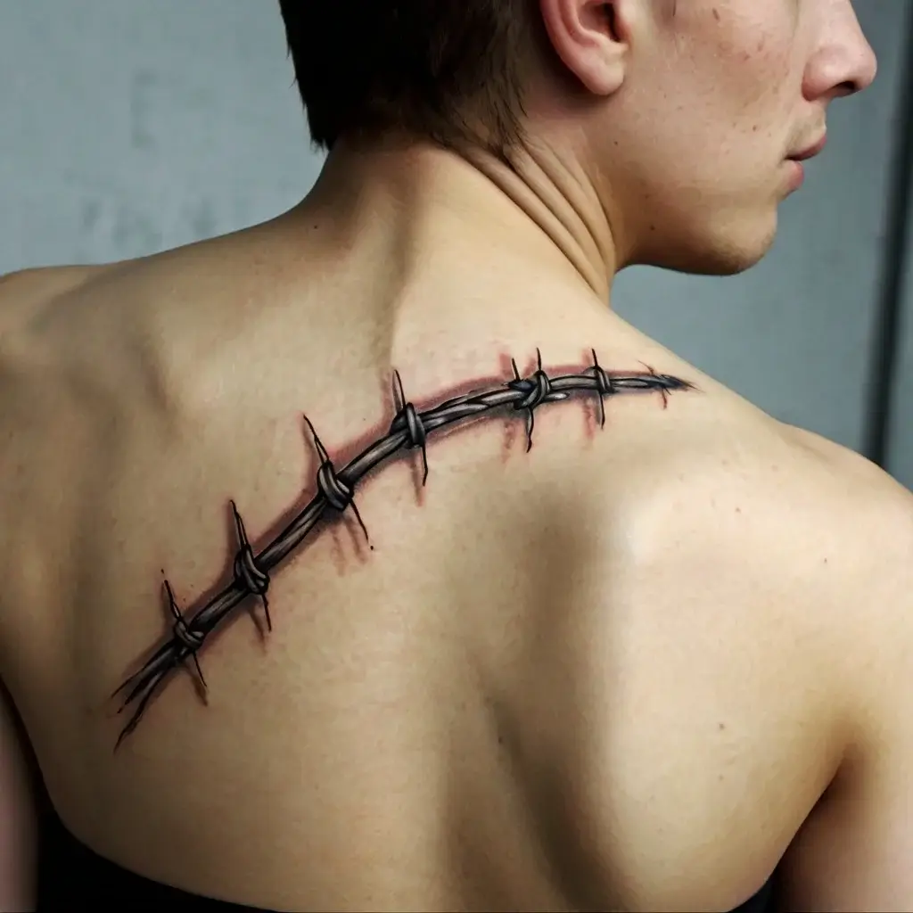 barbed wire tattoo (38)