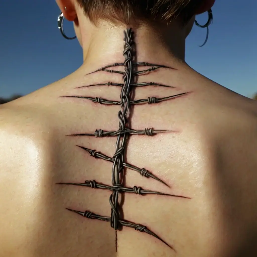 barbed wire tattoo (39)