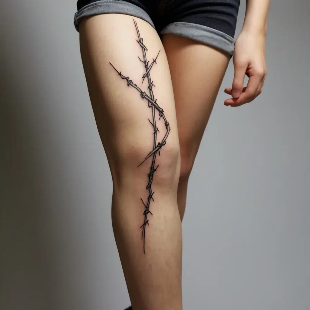 barbed wire tattoo (43)