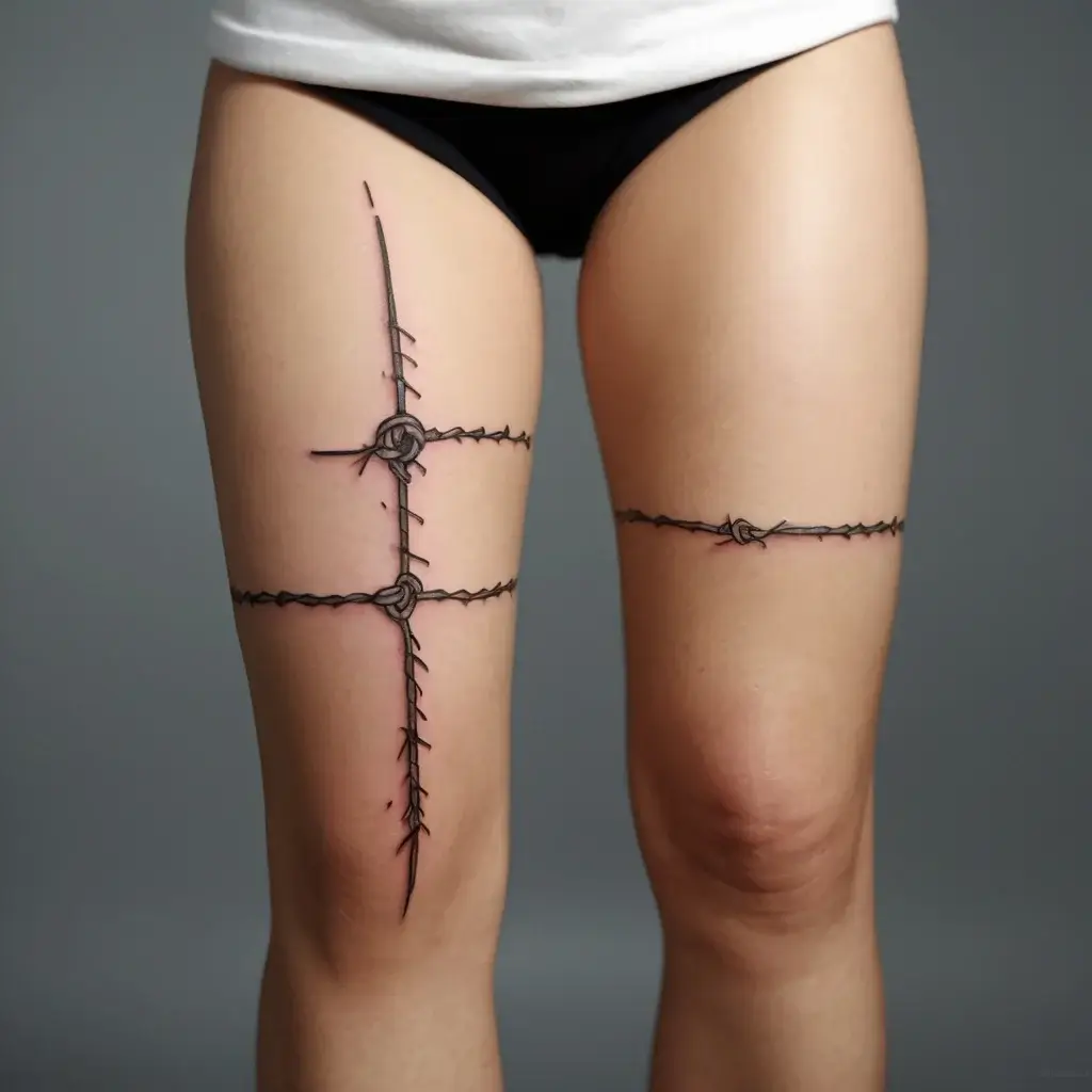 barbed wire tattoo (44)