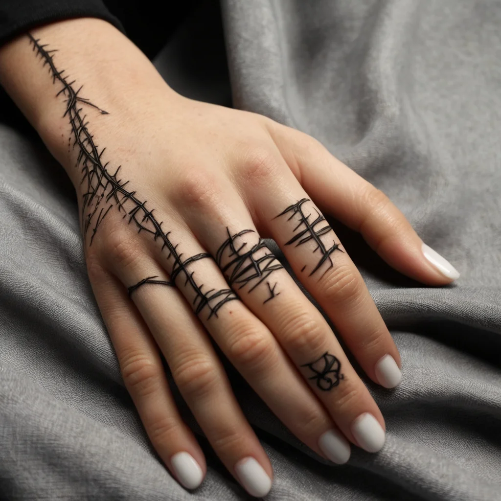 barbed wire tattoo (6)