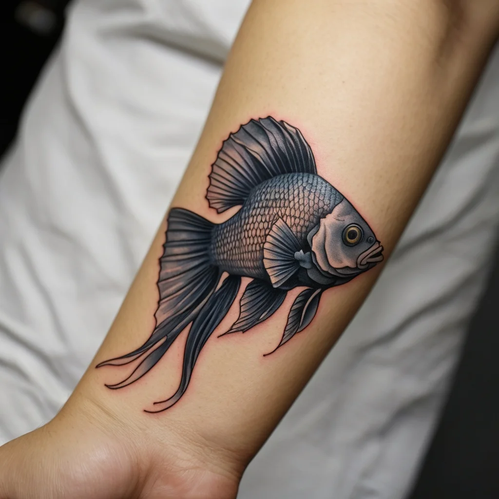 betta fish tattoo (129)