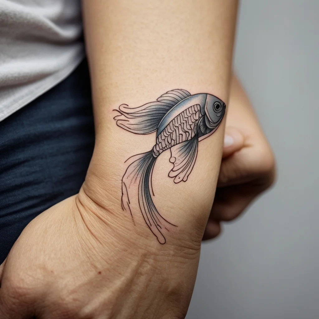 betta fish tattoo (45)