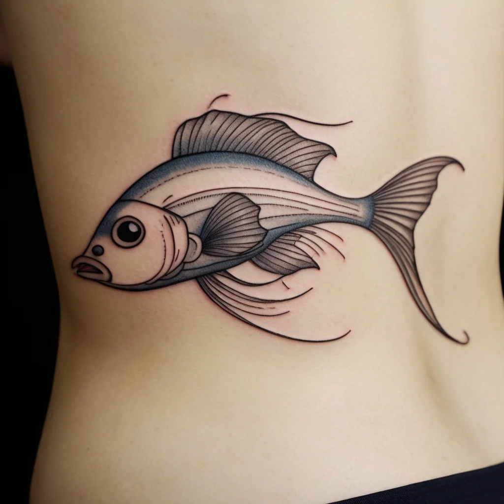 betta fish tattoo (53)