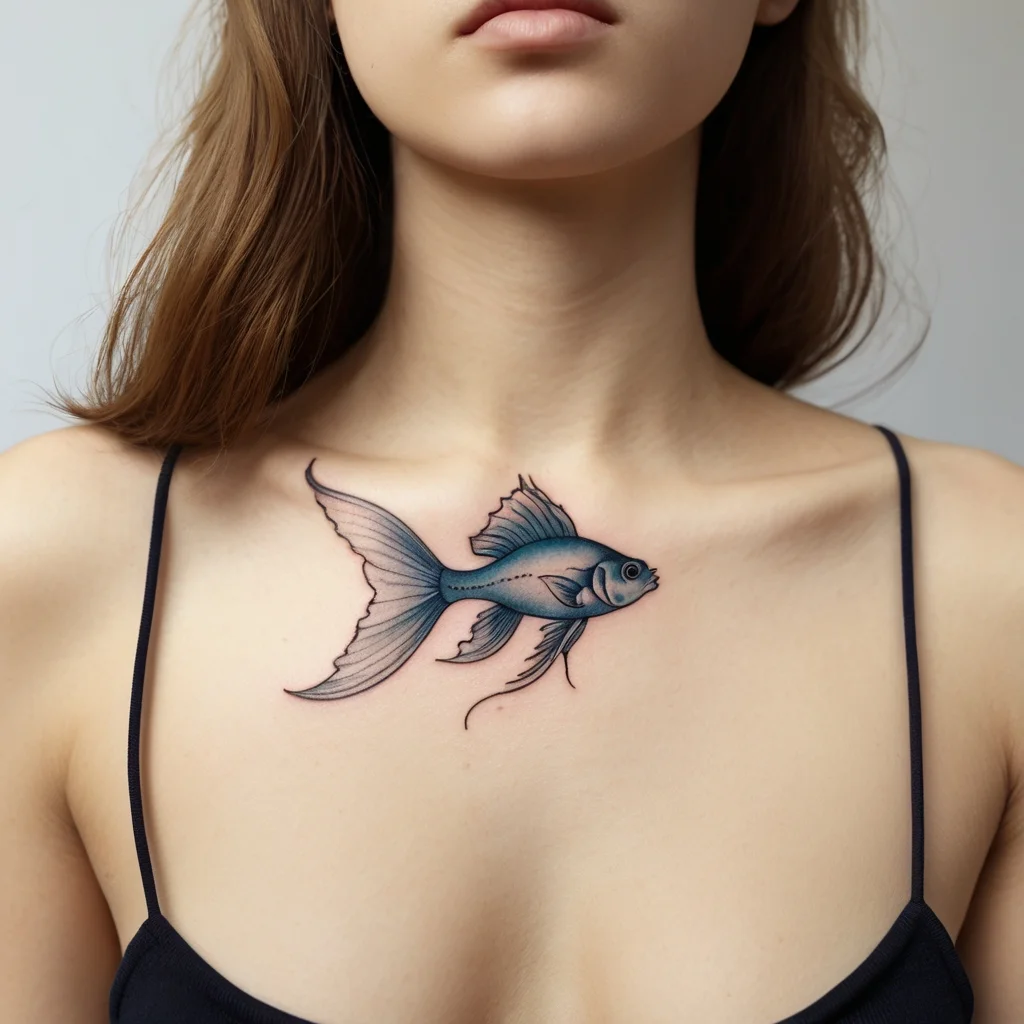 betta fish tattoo (64)