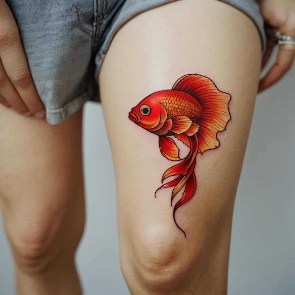 betta fish tattoo (67)