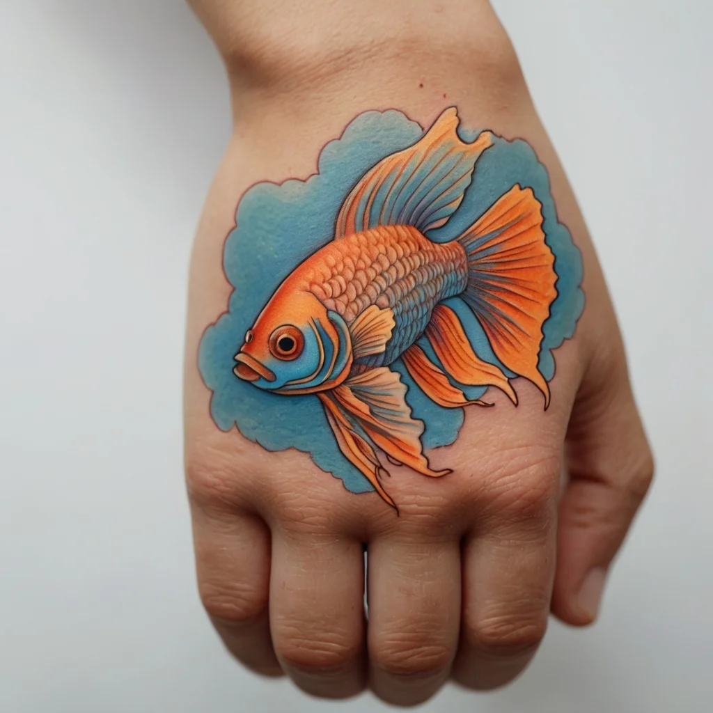 betta fish tattoo (68)