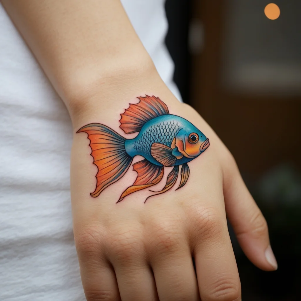 betta fish tattoo (69)