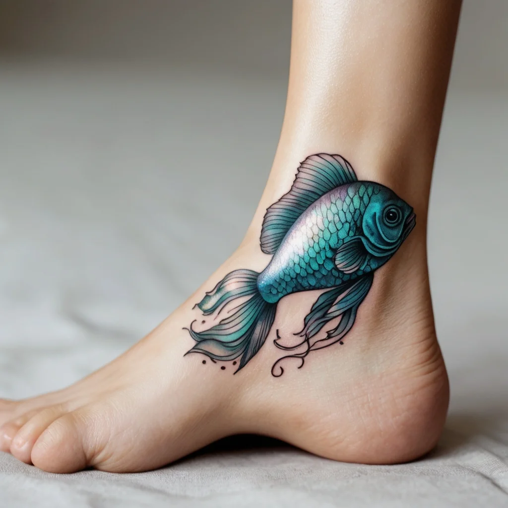 betta fish tattoo (76)