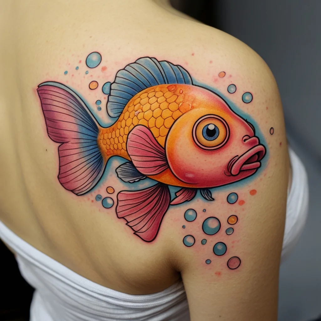 betta fish tattoo (82)