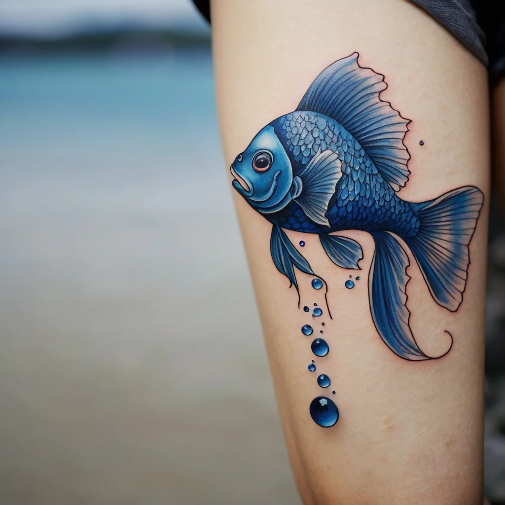 betta fish tattoo (91)