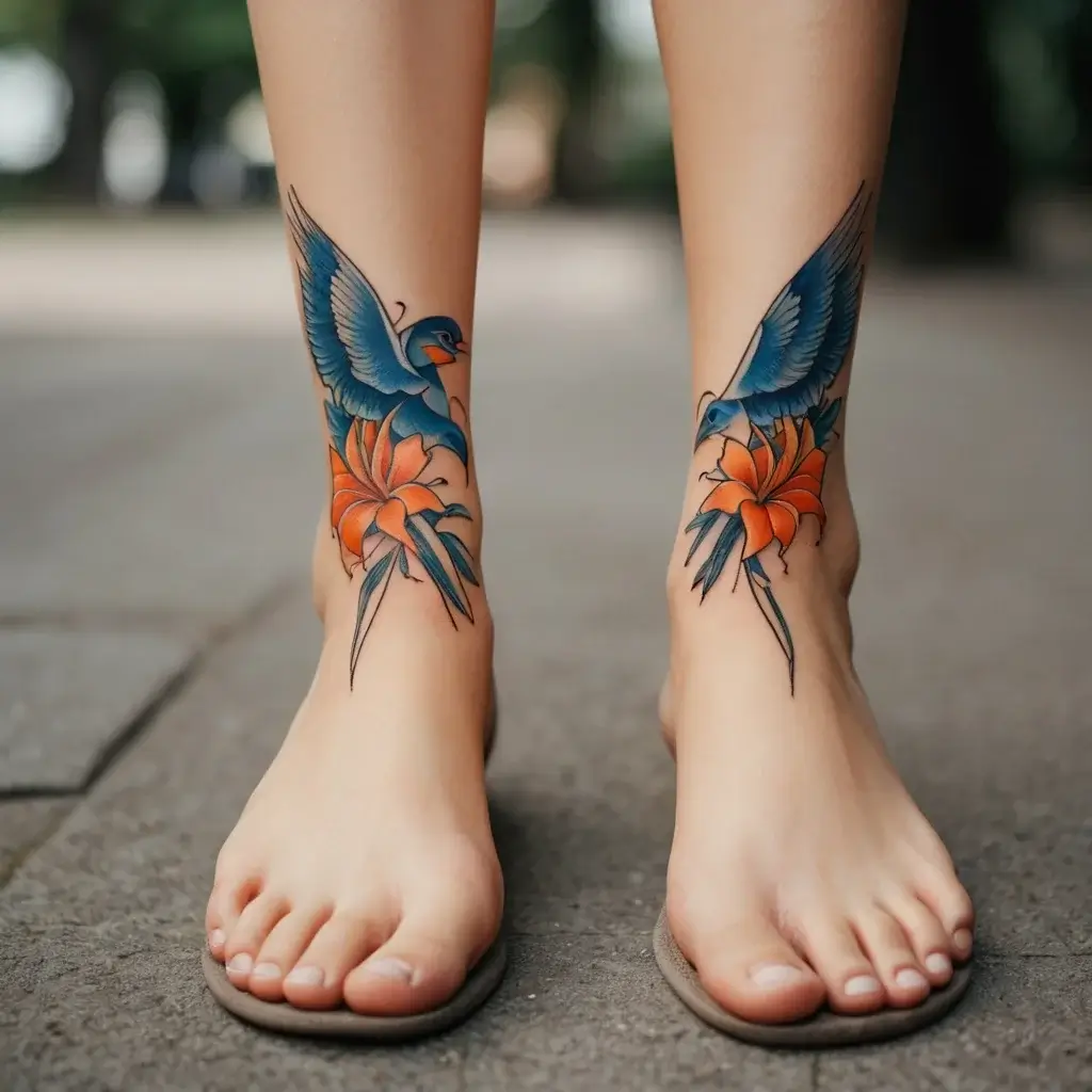 bird of paradise tattoo (105)