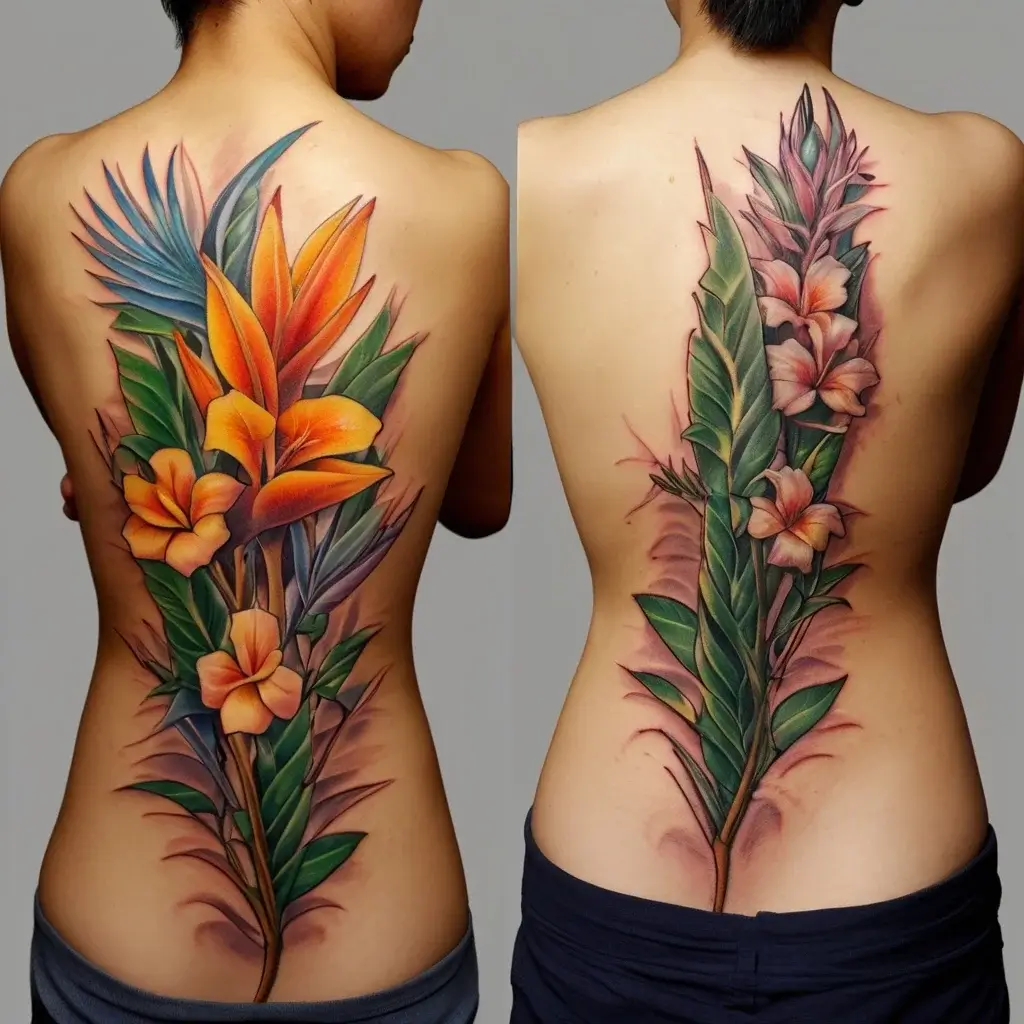 bird of paradise tattoo (106)