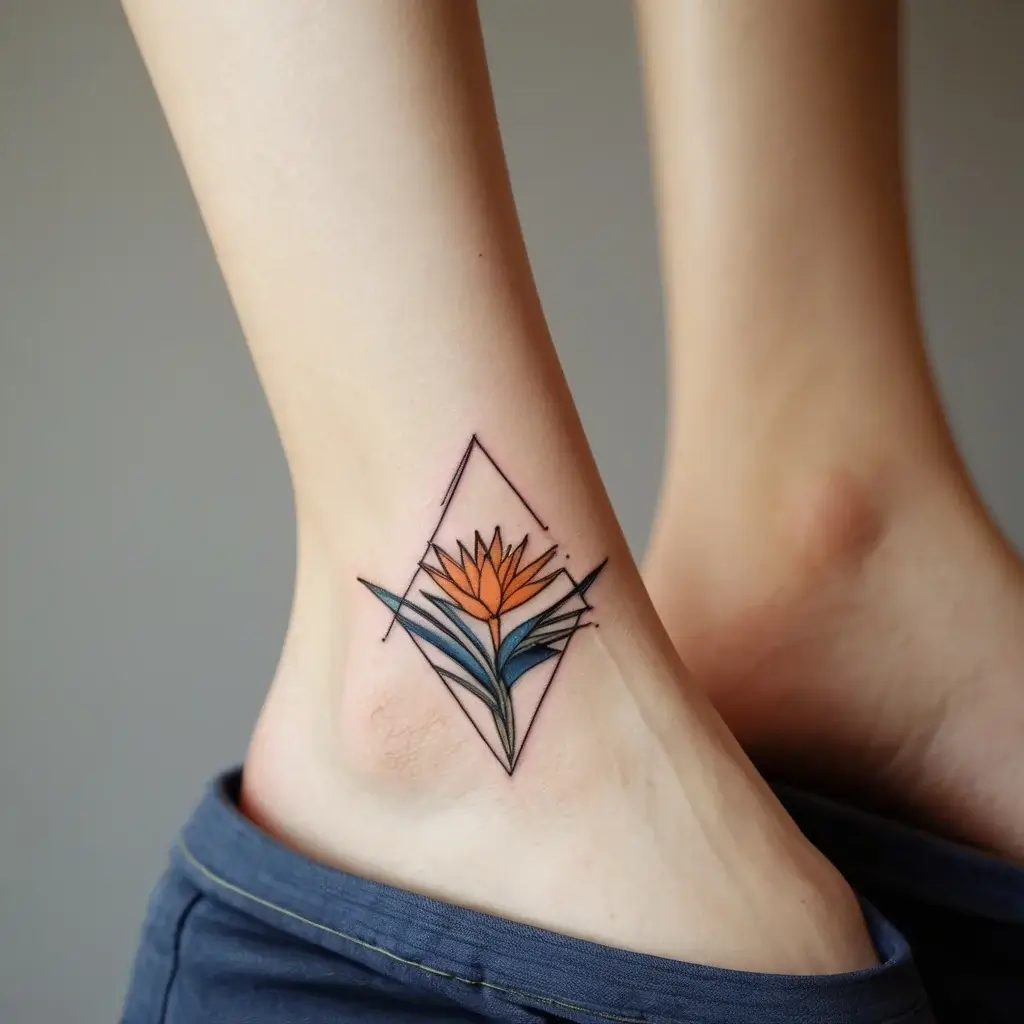 bird of paradise tattoo (14)