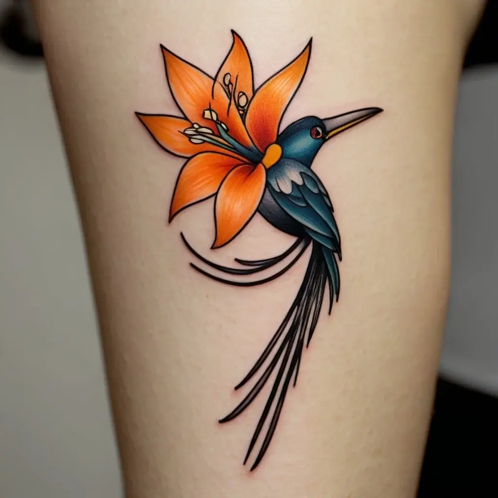 bird of paradise tattoo (20)