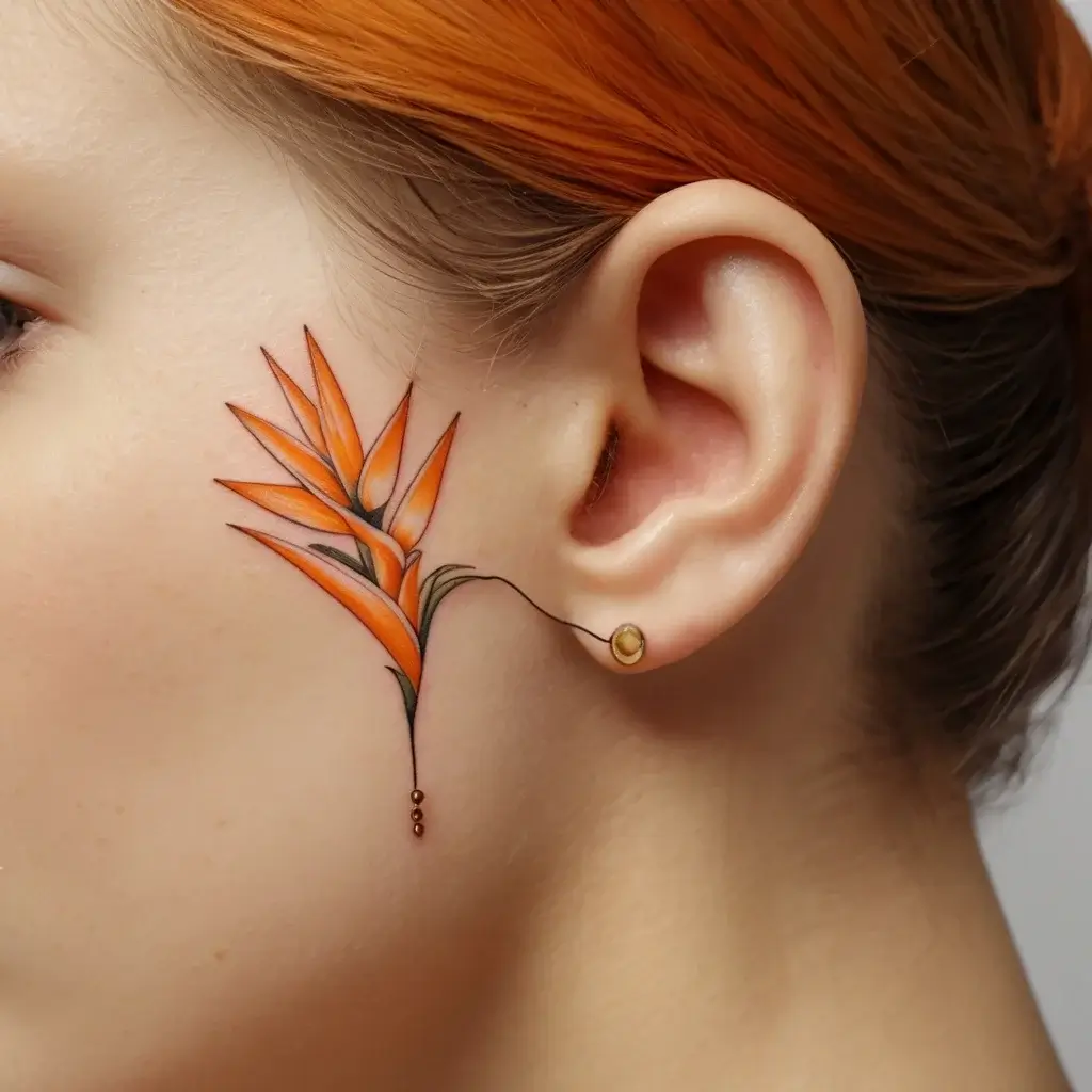 bird of paradise tattoo (21)