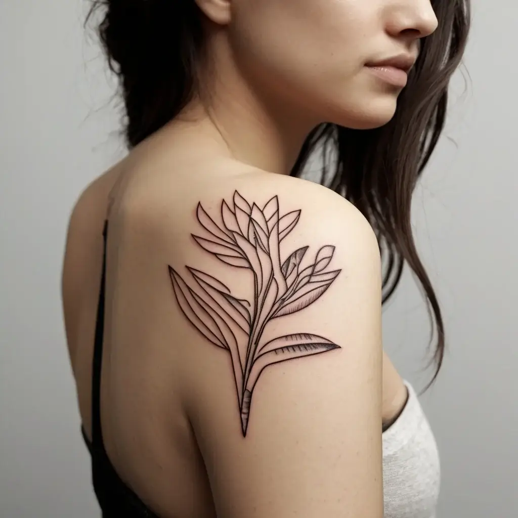 bird of paradise tattoo (23)