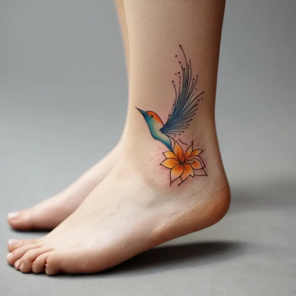 bird of paradise tattoo (30)