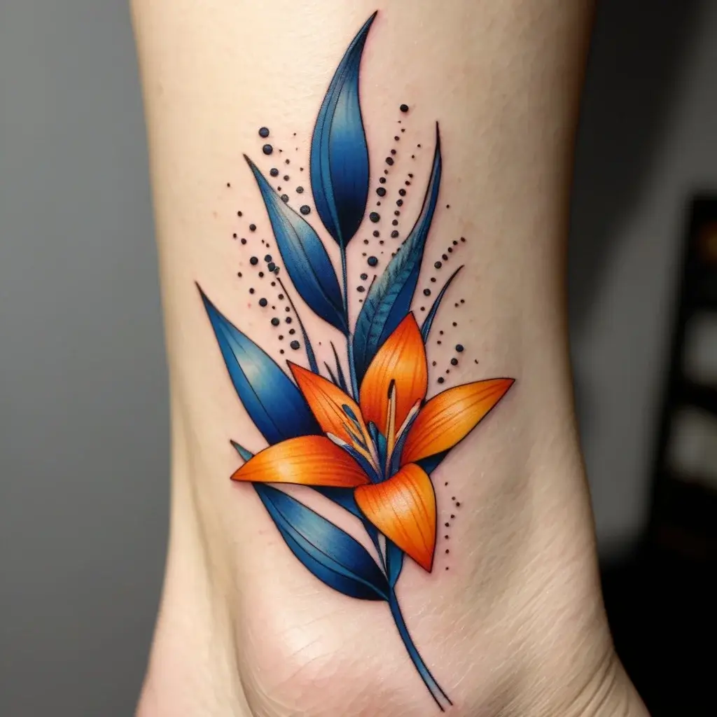 bird of paradise tattoo (31)