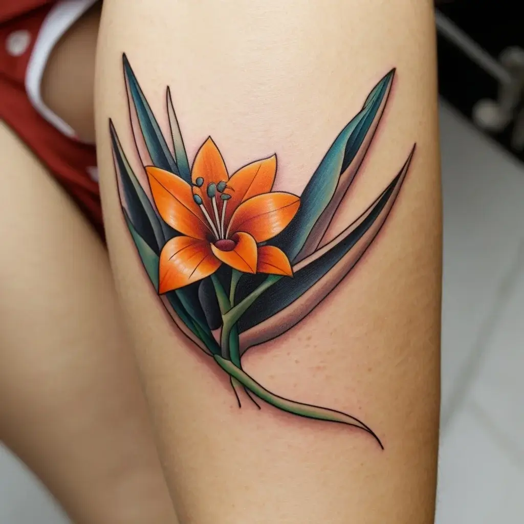 bird of paradise tattoo (35)