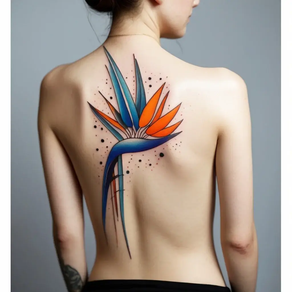 bird of paradise tattoo (37)