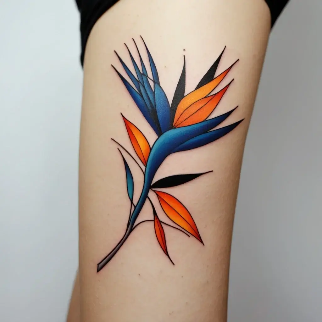 bird of paradise tattoo (42)