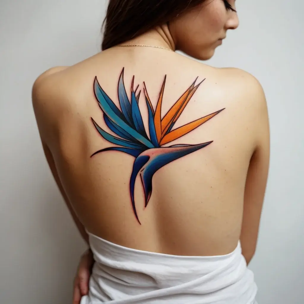 bird of paradise tattoo (46)