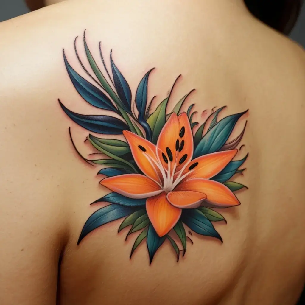 bird of paradise tattoo (48)