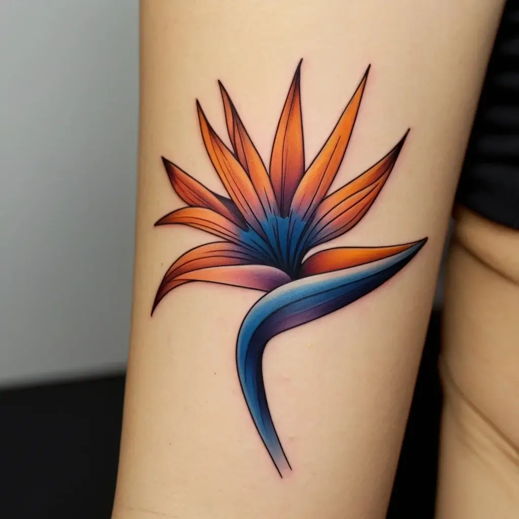 bird of paradise tattoo (59)